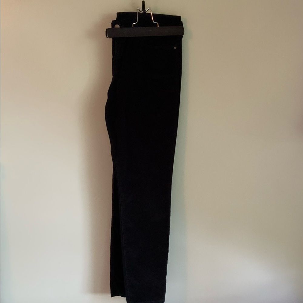 GAP 1969 Black Wash Soft Corduroy Stretch Denim Women’s Legging Jeans NWOT 32R - Picture 5 of 15